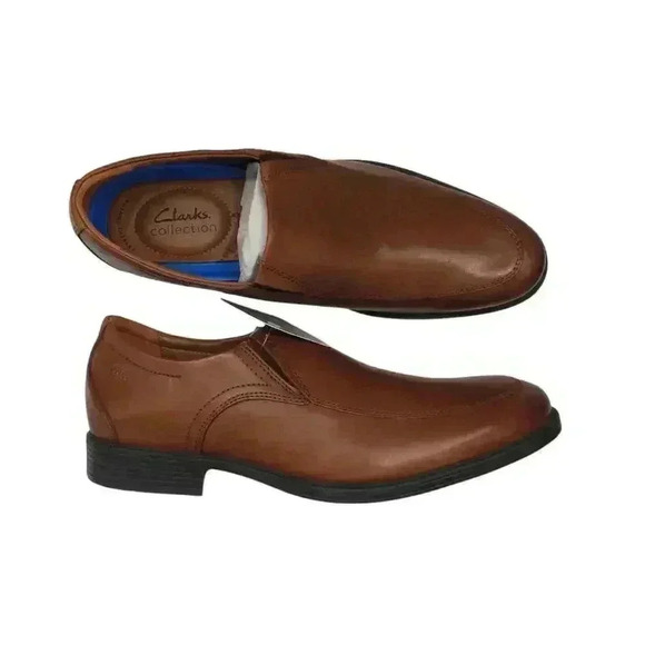 Clarks Other - NEW - Clark's Whiddon Step Dark Tan Leather in Original Box - Size 10